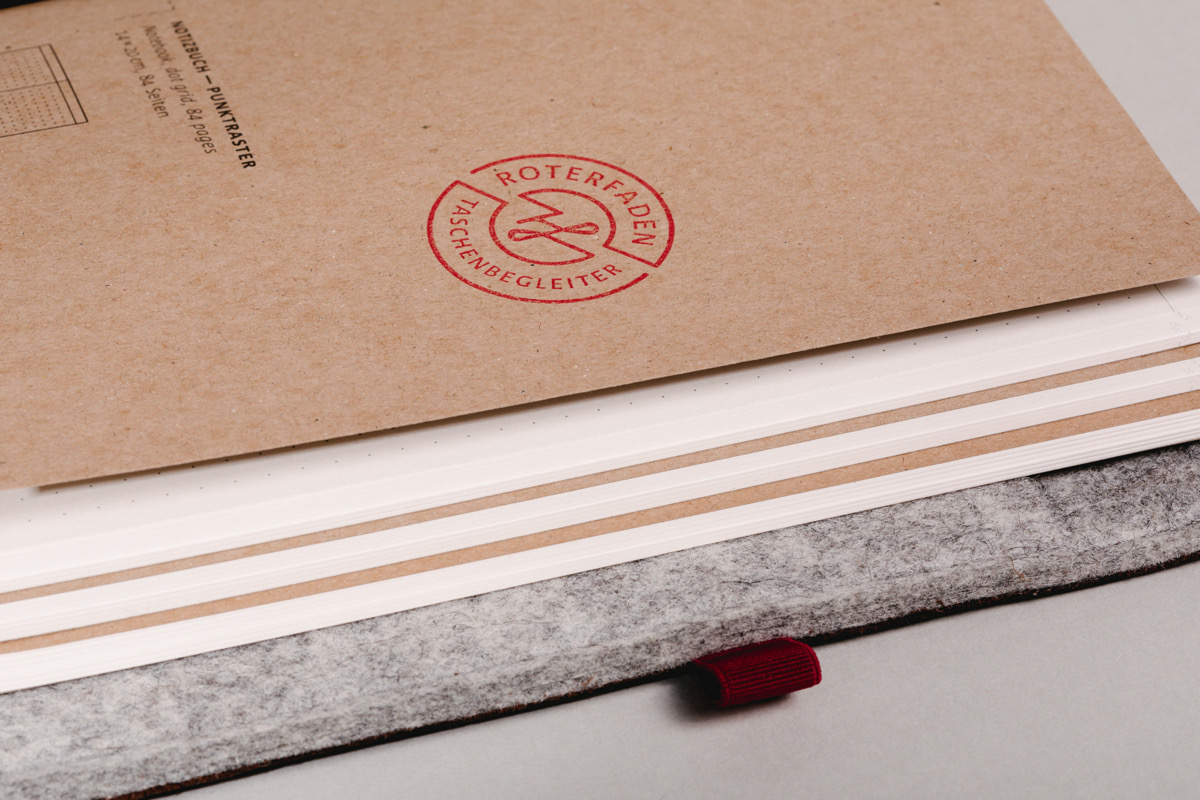 Roterfaden Taschenbegleiter BS_20 mit chromfreiem Glattleder, Merino Wollfilz und vielseitigen Innentaschen für perfekte Organisation.