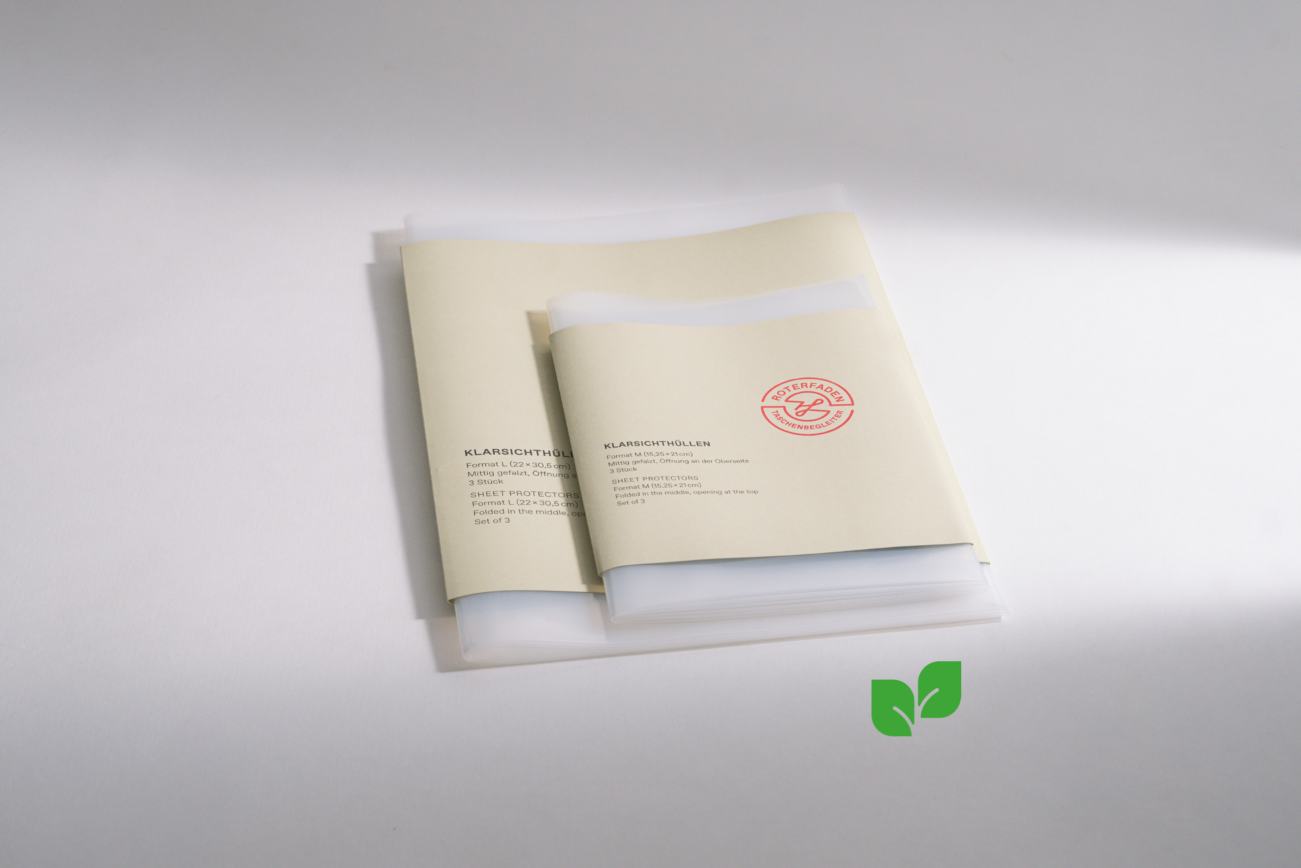 Klarsichthüllen // 3 Stück